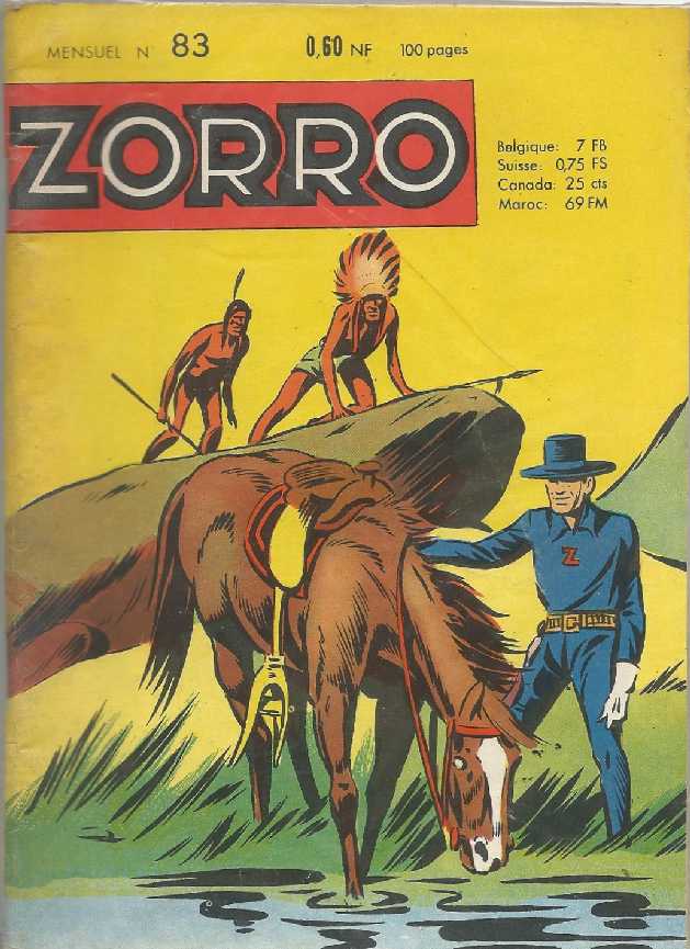 Scan de la Couverture Zorro n 83